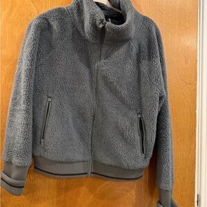 Athleta Gray Fleece Jacket
